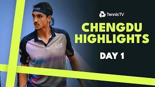 Sonego Faces Daniel; Mpetshi Perricard Also In Action | Chengdu 2024 Day 1 Highlights