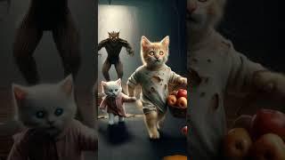 Two Poor Kittens Were Mocked for Not Having Money to Buy ice cream cone.  #ai #cat #cute #funny