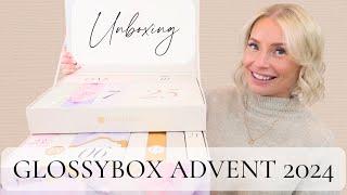 SPOILER ALERT! GLOSSYBOX ADVENT CALENDAR UNBOXING | WOW XMAS DAY SURPRISED ME!