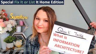 Business Persons' Guide to: What is Information Architecture? In 10 minutes or less