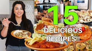 MEXICAN FOOD RECIPES DINNER COMPILATIONS | Satisfying and tasty food| Over 1 hour of COOKING!!!