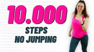 10.000 steps at home || Beginner Friendly, NO jumping Walking Workout