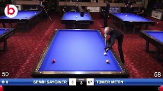 SEMİH SAYGINER vs TÜMER METİN 21.BİLARDOMAX HANDİKAPLI 3 BANT BİLARDO LİGİ 2023 İSTANBUL | billiards