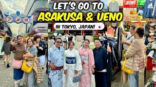 Shopping in Ueno + Walking around Asakusa in Kimono!  | JM Banquicio