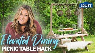 Picnic Table Hacks: Elevated Outdoor Dining