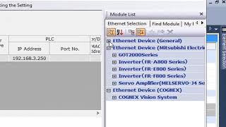 Configuração da porta SLMP no CLP Mitsubishi iQ-F (SLMP port configuration)