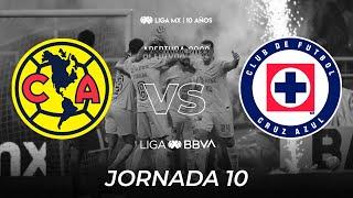 Resumen y Goles | América vs Cruz Azul | Liga BBVA MX | Apertura 2022 - Jornada 10