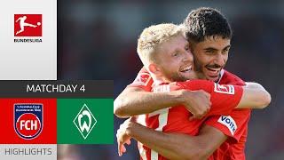 1st Bundesliga Win! | 1. FC Heidenheim - SV Werder Bremen 4-2 | Highlights | MD 4 – Bundesliga 23/24