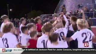 HIGHLIGHTS: Mason wins BATTLE 2-1 over DeWitt in PK's for a district title