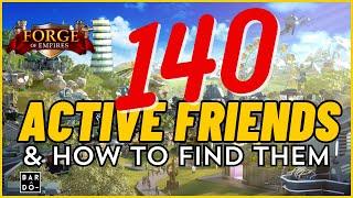 Forge of Empires: Unlock the Power of 140 Active Friends! (2024) FoE