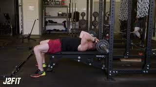 Use This Guide To Learn How To Do Barbell Skullcrushers To Work Your Triceps Muscles | J2FIT