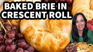 Melt-in-Your-Mouth Baked Brie in Crescent Roll