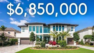 TOURING A $6,850,000 MODERN WATERFRONT MANSION IN LIGHTHOUSE POINT, FL