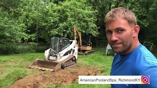 Semi InGround Radiant Pool Install | #PoolGuys