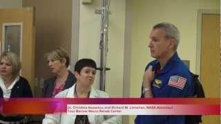 NASA Astronaut Visits Barrow Neurorehab Center