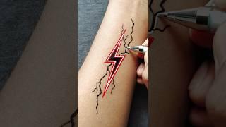MINIMALISTIC SPARK TATTOO  | EASY & COOL! ......#tattoo #art