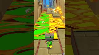 Talking Tom Gold Run Funny Fails On Lava #shorts #tomgoldrun #gamingshorts #viral