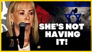 Jewish Woman Makes CROWD ROAR with Unapologetic Message to Israel’s Enemies