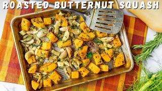 Roasted Butternut Squash Recipe with Shallots and Fennel | Easy Step By Step