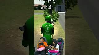 JADI OJEK ONLINE MALAH NABRAK ORANG GA BERSALAH #ojolthegame #babydinar #dinargaming #viral #gaming