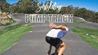 SURFSKATING PUMP TRACK!! | SMOOTHSTAR SURFSKATES