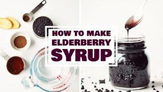 Effective Flu Remedy | Homemade Elderberry Syrup Recipe | HOW TO MAKE ELDERBERRY SYRUP