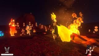 Tonight We Dance Around the Fire with Live Drumming  #TTD_VRC  ko-fi.com/vrdance