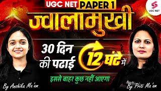 UGC NET Paper 1 Marathon Class 2025 | Complete UGC NET Paper 1 Preparation(10 Units) By Anshika Mam