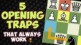 5 BEST Chess Opening Traps[Opening Traps and Tricks]