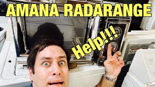 How not to fix an Amana Radarange | Man it’s kicking my tail all day | HELP! | works only sometimes