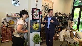 임강수 박사와 함께 계룡 퀼트갤러리 카페 수작 김인숙 대표 찾아 듣다.