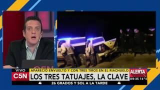 C5N - Policiales: Apareció un cuerpo envuelto y con tres tiros en el Riachuelo