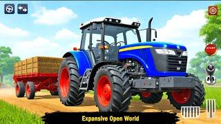 Real Tractor Indian Driving Simulator Grand Farming Transport Walkthrough - Android GamePlay