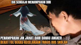 CAMPING HOROR: PENAMPAKAN HANTU TIBA TIBA MUNCUL DARI DANAU TERLARANG DEKAT TOL BEKAS KECELAKAAN