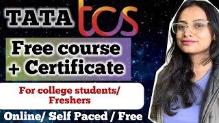 TATA FREE  course + certificate for all college students | Build Strong Resume