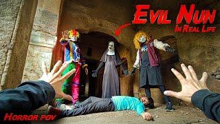 Serbian Lady vs Evil Nun in Real Life | Horror Pov | Flyingmeenaboi