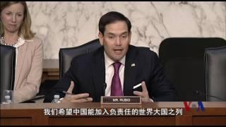 美国会听证中国人权  鲁比奥：针对中国政府