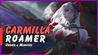 Carmilla Support Guide under 4 Minutes| MLBB S34