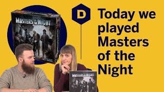 Masters of the Night board game Kickstarter preview - Today We Played