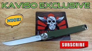 Kaviso Exclusive “Boker Kaizen” S35VN super lightweight gent carry !