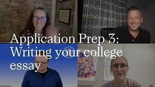 Application Prep 3: Writing your college essay | RISD Undergraduate Admissions | 2023-2024