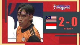 Sorotan Perlawanan: Malaysia 2-0 Indonesia | SA | Berpasukan (Regu 2) | ISTAF World Cup 2024