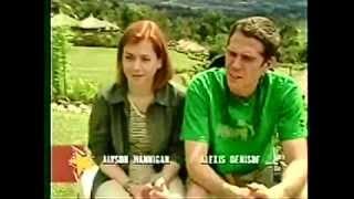 Alyson Hannigan and Alexis Denisof appear on Celebrity Adventures on E!