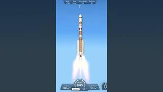 Delta 4 launch test in #spaceflightsimulator #sfs with custom part mods.