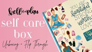 Do You Need A Self Care Planner? | Kell of A Plan Self Care Box Unboxing & Flip Through