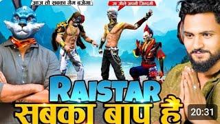 Raistar Vs Biggest V Badge Youtuber On Live  Noob आज़ा Raistar 1 Vs 50 BR Rank में !!