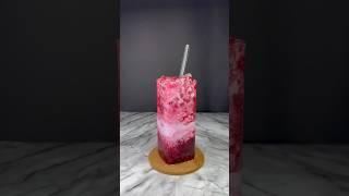 honey pomegranate hibiscus tea #refreshingdrink #youtubeshorts #shorts #tea #asmr #asmrsounds