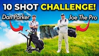 A 7 ON A PAR 3! Can Dan Beat Joe The Pro On The UK's MOST ELEVATED COURSE?! 10 Shot Challenge