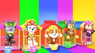 PAW Patrol Guess The Right Door ESCAPE ROOM CHALLENGE ESCAPE ROOM CHALLENGE Animals Cage Game