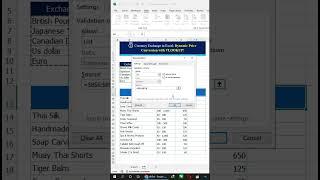  Currency Exchange in Excel: Dynamic Price Conversion with VLOOKUP!
